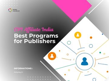 CPI Affiliate India Best Programs for Publishers