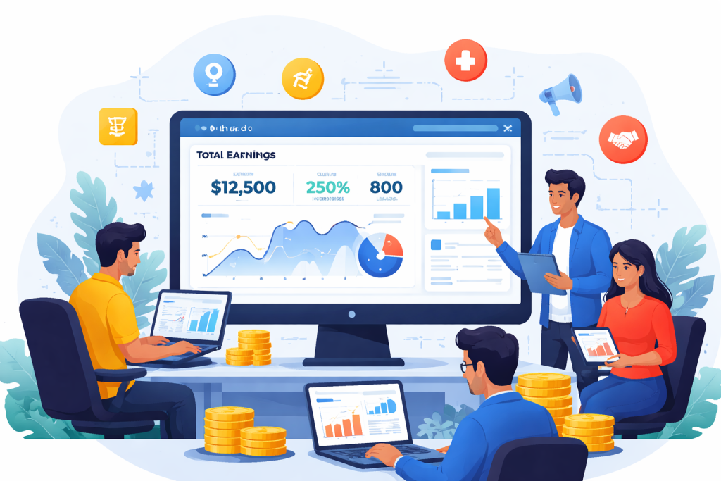 Affiliate marketing success in action