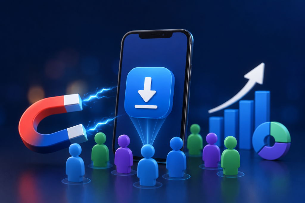 CPI affiliate India mobile app marketing illustration